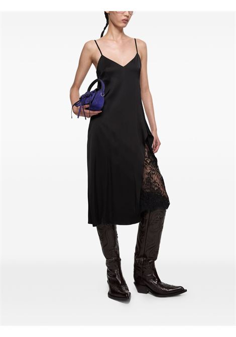 abito satin donna nero ACNE STUDIOS | A20926900